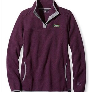 LL Bean Sweater Fleece Pullover